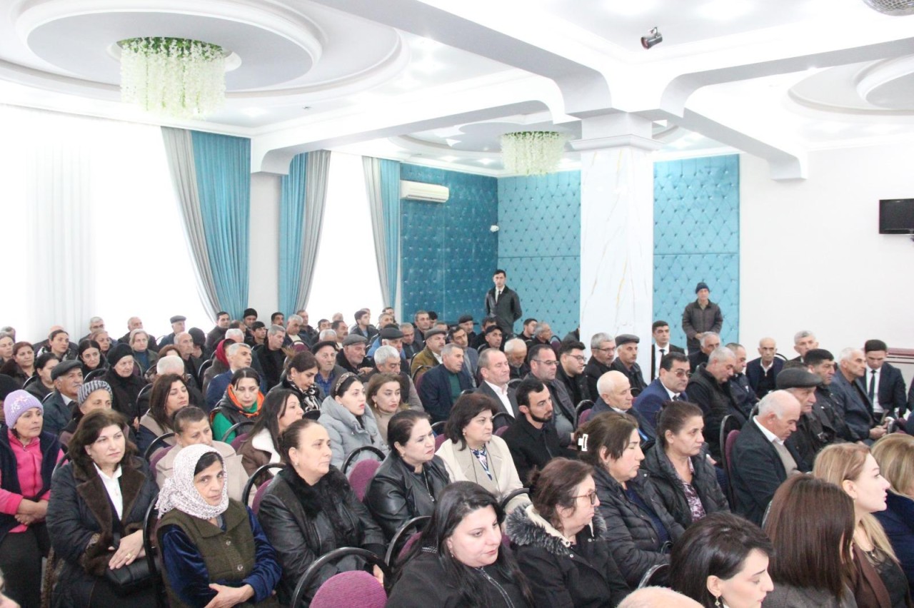 Goranboyun icra başçısı növbəti səyyar qəbul keçirdi - FOTOLAR